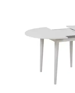 Jídelní set s rozkládacím stolem a židlemi (3 kusy) Vina 0701 - White, Grey