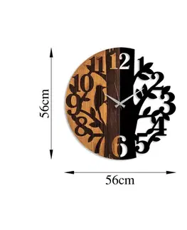 Dekorativní dřevěné nástěnné hodiny Wooden Clock - 71