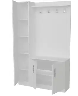 Předsíňová stěna Naturel - White