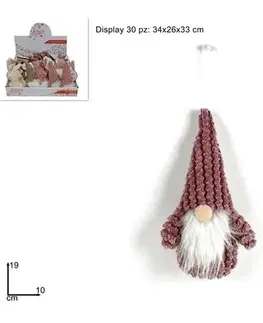 PROHOME - Skřítek vánoční 19cm různé barvy