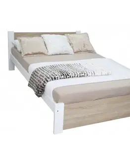 Elvisia Postel DEA s lamelovým roštem | 80 x 200 cm Barva: Bílá / kašmír