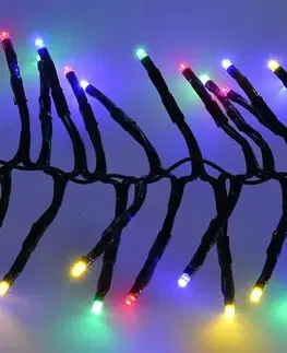 Solight 1V11-M Vánoční LED řetěz se zvukovým senzorem Cluster 576 LED, barevná, 5 m