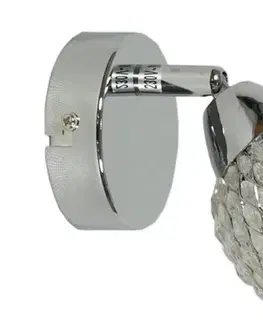 Nástěnná lampa čirá g9 transparentní