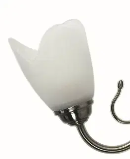 Nástěnná lampa saténový nikl nástěnná lampa Niva