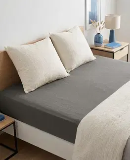 4Home Jersey prostěradlo DELUXE antracit, 120 x 200 cm, 120 x 200 cm