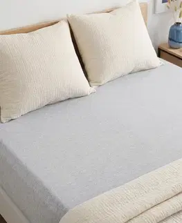 4Home Jersey prostěradlo DELUXE šedá, 140–160 x 200 cm, 140–160 x 200 cm
