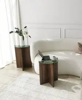 Sada odkládacích stolků (2 kusy) Lily - Walnut