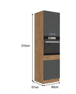 Vysoká skříňka na troubu VEGA 60 DP-210 2F Tempo Kondela