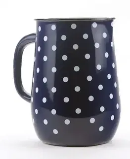 BELIS - Džbán 2,5l smalt modrý puntík