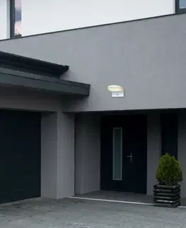 Rabalux 77120 venkovní nástěnné LED svítidlo se senzorem Batida, bílá