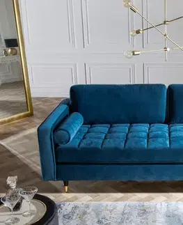 Estila Art-deco designová sedačka Nefertiti 225cm královská modrá