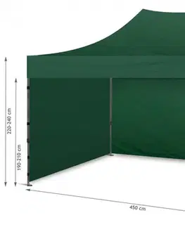 Zahradní altán 3x4,5m nůžkový