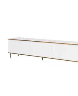 TV stolek Imaj - White, Gold