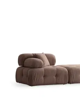 Trojmístná pohovka Doblo 3 Seater ( L1-Pouffe-1R) - Cappucino