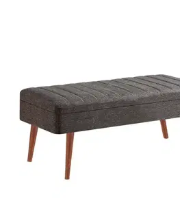 Jídelní set s rozkládacím stolem a židlemi (5 kusů) Vina 1053 - 4 - Anthracite, Walnut