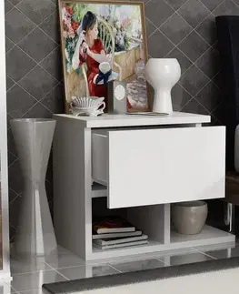 Noční stolek Yasso White