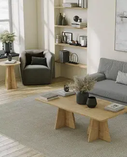 Konferenční stolek Mushroom 2 - Sapphire Oak