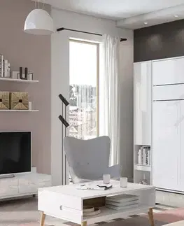 Dig-net nábytek Nástavec pro sklápěcí postel Lenart BED CONCEPT BC-10p | bílý lesk
