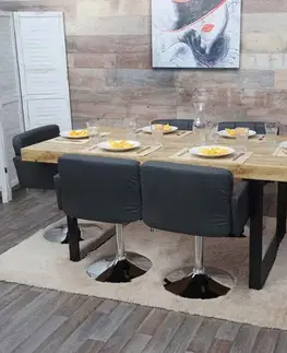 Otočné jídelní křeslo Dekorhome