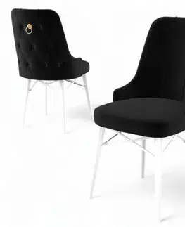 Sada židlí (4 kusy) Pare - Black, White
