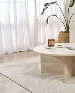 Konferenční stolek Soleil - Travertine