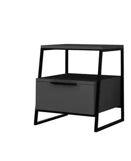 Noční stolek Pal - Anthracite