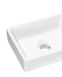 Elvisia Keramické umyvadlo VEDEA 40 | bílý lesk 40 cm