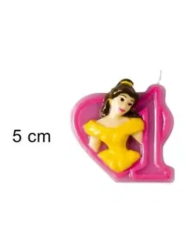 PROHOME - Svíčka číslice 1 Princess