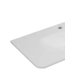 Elvisia Umyvadlo LINEA | bílý lesk 60 cm
