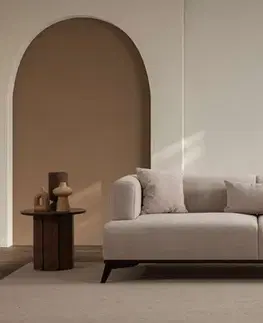 Trojmístná pohovka Hera - Cream, Black