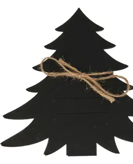 Kapsa na příbory X-Mas Tree černá, sada 4 ks