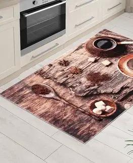 Bellatex Kusový koberec Káva 3D, 80 x 120 cm