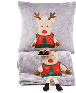 4Home Vánoční deka Xmas Reindeer, 150 x 200 cm