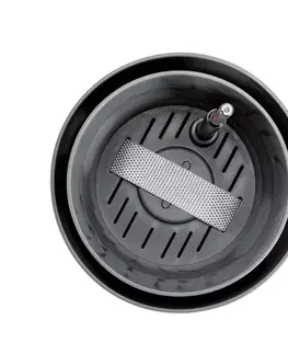 Plastia Samozavlažovací květináč Tolita šedá, pr. 19 cm, pr. 19 cm