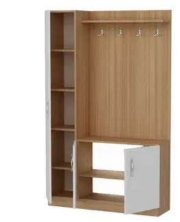 Předsíňová sestava Naturel White and Teak