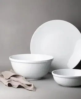 Bílá servírovací mísa Lunasol Ø 31,5 cm - 450703