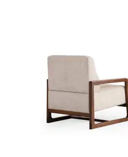 Křeslo ušák Athena Bergere - Beige