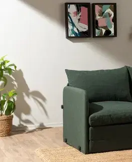 Dvoumístná rozkládací pohovka Saga XL 2-Seater - Green
