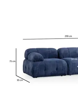 Trojmístná pohovka Petite 3 - Night Blue