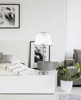 Saténová kancelářská stolní lampa 40W E14 Ibis