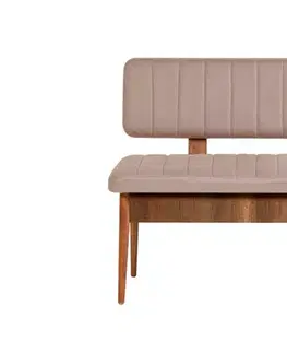 Jídelní set s rozkládacím stolem a židlemi (4 kusy) Vina 0900 - Walnut Stone