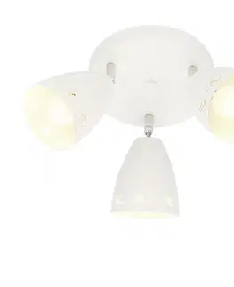 Stropní lampa Coty 3xE14 bílá matná
