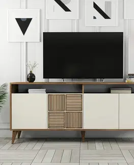 Skříňka Milan 2 Walnut and Cream