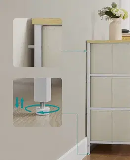 Komoda E1033 WT, 80 cm, L