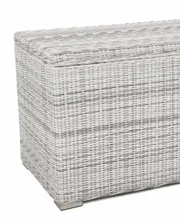Zahradní úložný box polyratan 1037 l
