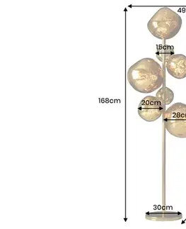 Stojací lampa ZAFIRA Dekorhome
