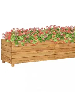 Zahradní truhlík teakové dřevo Dekorhome