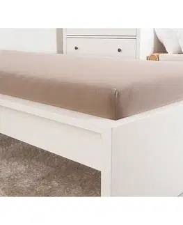 Prostěradlo jersey IDEAL 180x200 ořechové