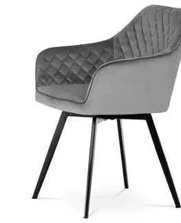 Sada jídelních židlí DCH-425 GREY4, 2 ks