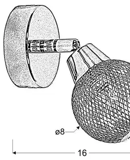 Nástěnná lampa Novel G9 chrom